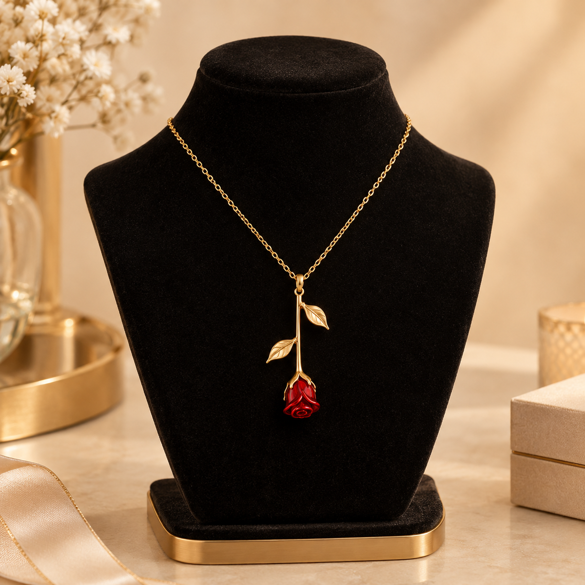 Rose Pendant — A Gift of Love